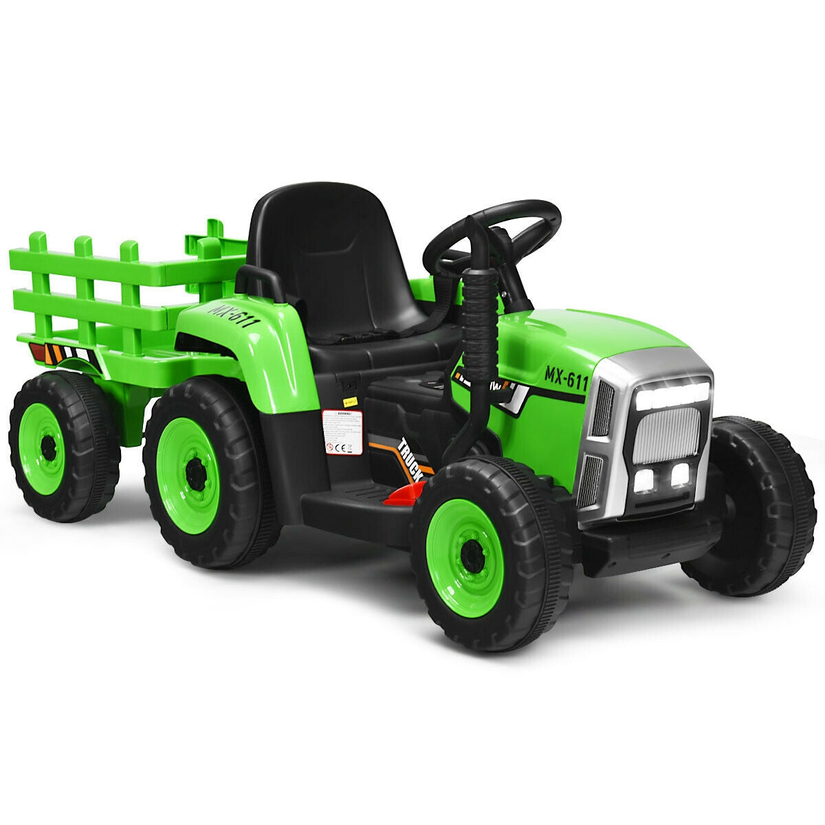 Brand New, 12V Ride on Tractor with remote & trailer, fully assembled