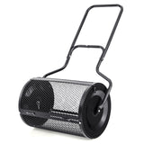 *SPECIAL* - 24” Peat Moss Spreader with Upgrade Side Latches and U-shape Handle-Black - Unassembled