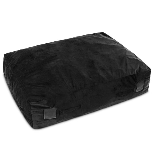 Large Dog Bed with Washable Cover - 47 x 35.5 Inch -Black