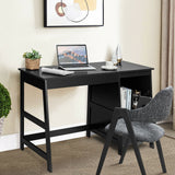 47.5 Inch Modern Home Computer Desk with 2 Storage Drawers-Black*fully assembled*