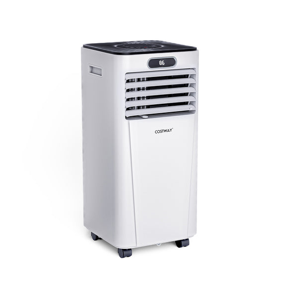 10000 BTU 4-in-1 Portable Air Conditioner with Dehumidifier and Fan Mode-White (HAS REMOTE)