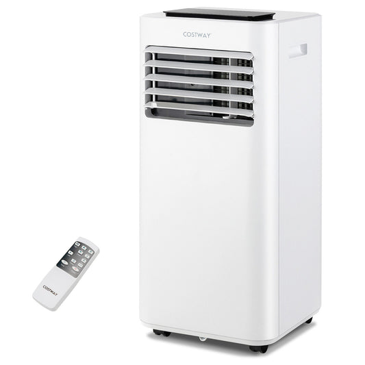 10000 BTU Portable Air Conditioner with Sleep Mode - White