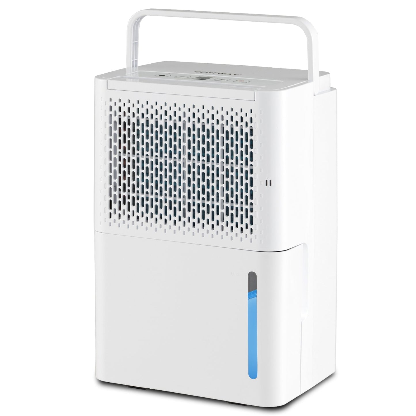 2000 Sq. Ft 32 Pint Dehumidifier with Continuous/Drying/Auto Mode-White 16"hx10.5"w