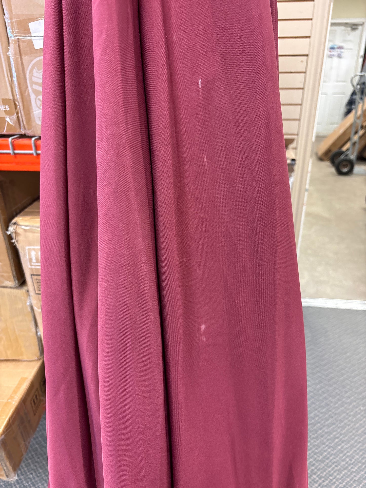 12ft Patio Umbrella Wine, Slightly marked in shipping
