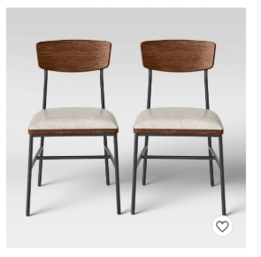Set of 2 - Project 62 Telstar Dining Chair - Light grey (Scratch and Dent)