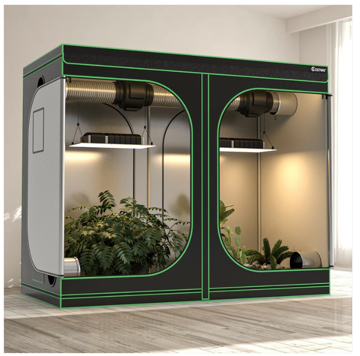 * Clearance * - 4 x 8 Grow Tent with Observation Window for Indoor Plant Growing - Unassembled