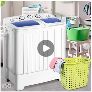 * SPECIAL* - 20 lbs Compact Twin Tub Washing Machine for Home Use