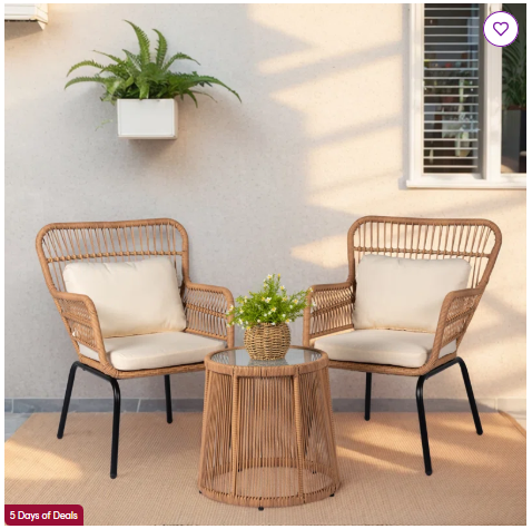 3 Piece Dawna Seating Group with Cushions (Fully Assembled)