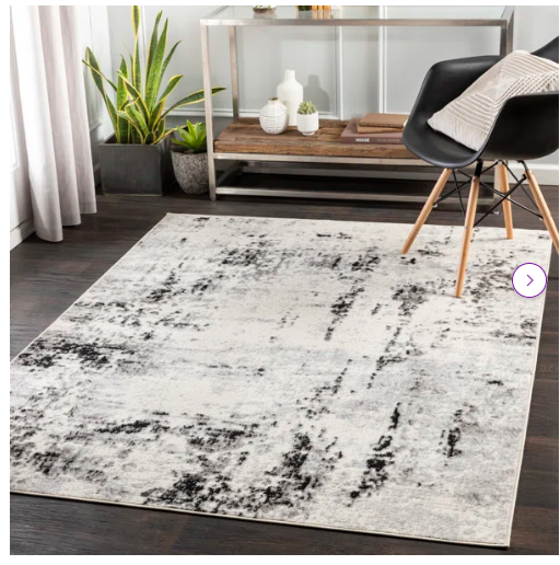 Ceslie Grey/Charcoal Area Rug,  7' 10