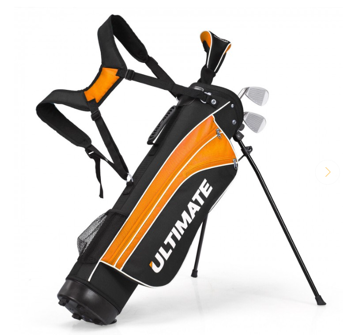 Golf Club Set for Children Age 11-13 - Color:Orange