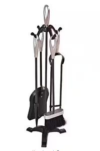 *SPECIAL* - 5-Piece Stylish Iron Fireplace Tools Set