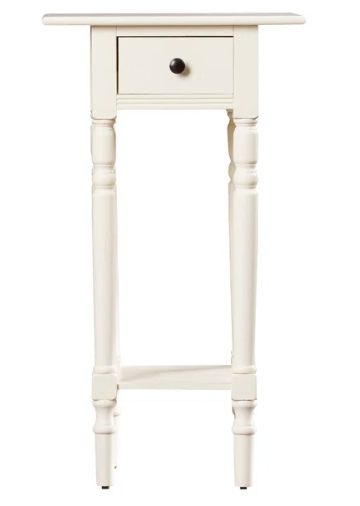 Malmesbury Solid Wood End Table with Storage (Assembled)