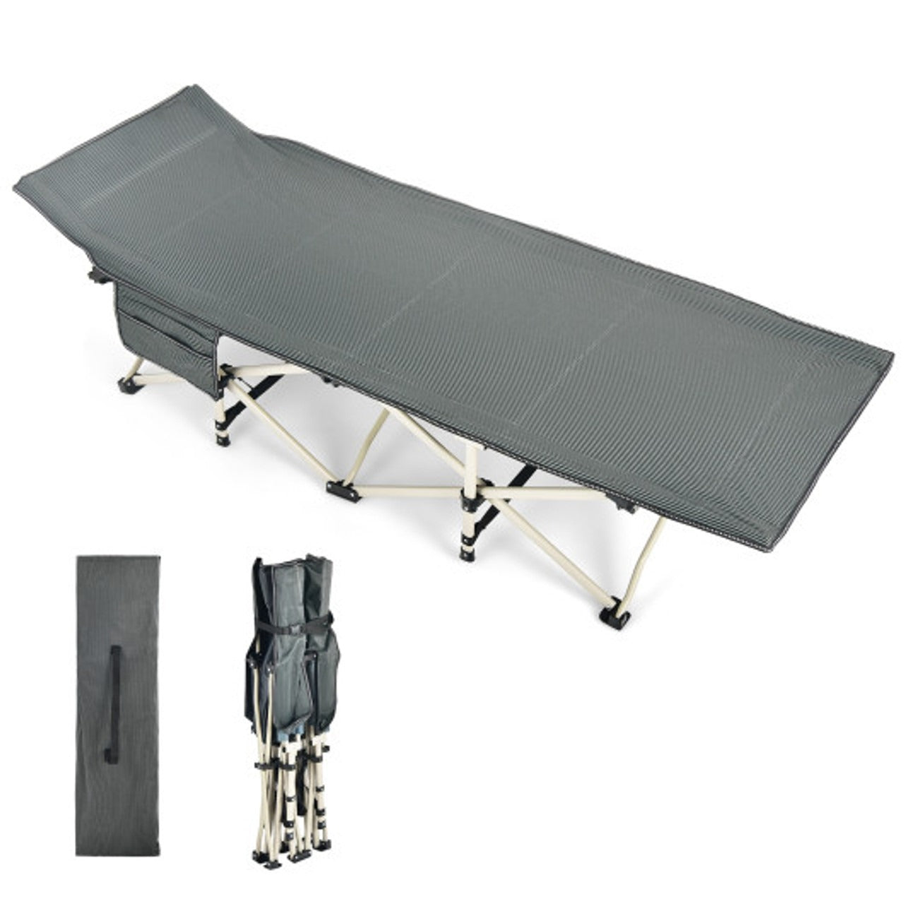 Foldable Camping Cot With Carry Bag