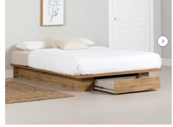 Queen Storage Platform Bed - Unassembled