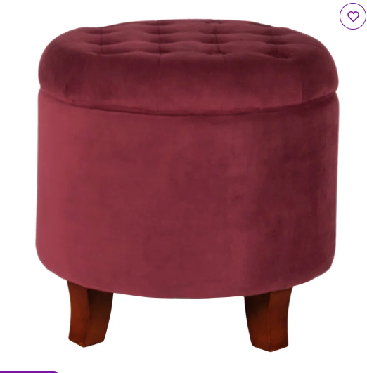 Paymar Velvet Ottoman