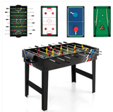 4-in-1 Multi Game Table, 49 Inch Combination Game Tables with Adult Size Foosball Table, 1 box (Copy)