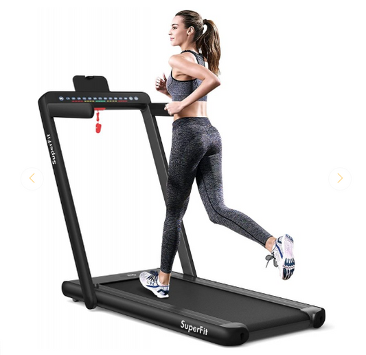 SPECIAL 2.25 HP 2-in-1 Folding Walking Pad Treadmill with App Control (MAX 265lbs) (Shipping Damage)