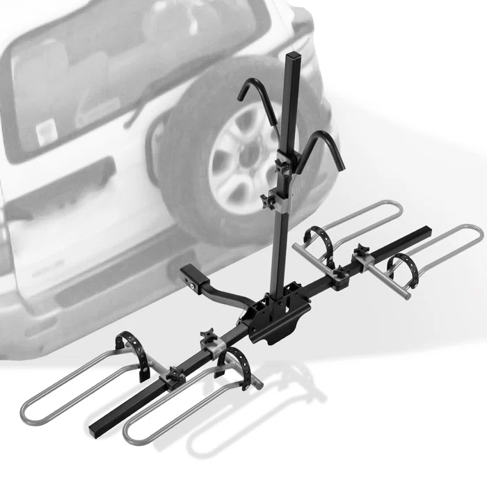 2-bike Hitch Mount Bike Rack Platform Style Hitch Rack For 1-1/4'' Receiver, Special Customer Return