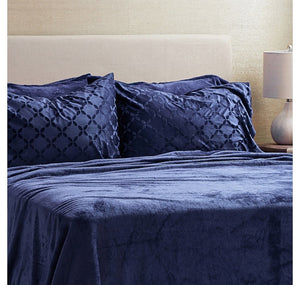 Mink 6-Piece Sheet Set - QUEEN - NAVY