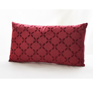 HomeSuite Mink Décor Cushion (14" x 26") - RUBY