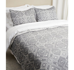 HomeSuite Essentials Cotton Blend Santa Fe Matelasse Quilt Set - QUEEN