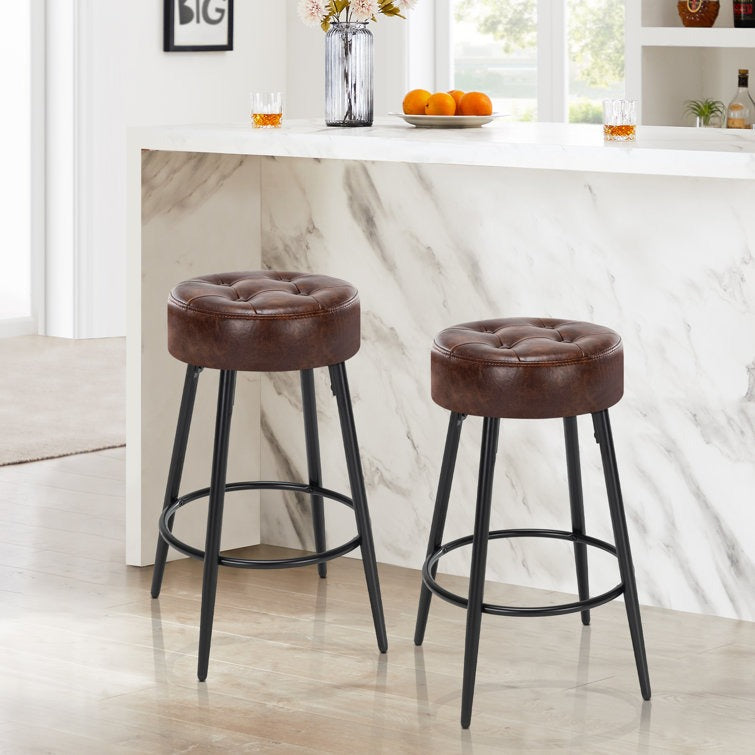 26" Minimalist Seattle Bar Stool (Set of 2)