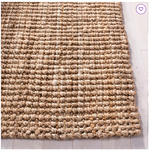 8' x 10' - Lorelei Hand Woven Jute Solid Colour Rug