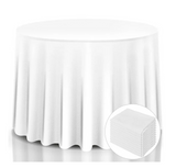 5 pcs 120" Round Tablecloth Polyester For  Wedding Party - Customer Return