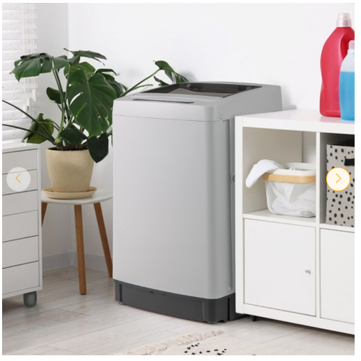 Full-Automatic Washing Machine Washer and Spin Combo, 11lbs Capacity, Drain Pump, White