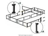 Zinus 9 Inch High Profile Smart Box Spring/Mattress Foundation - *UNASSEMBLED/IN BOX* - CAL KING