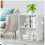 2-Layer Multifunctional Furniture Display Cabinet with Large Capacity Storage Space