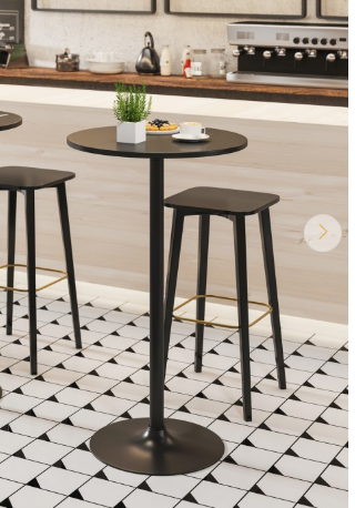 SPECIAL - 24 Inch Round Bistro Pub Table (Scratch and Dent)