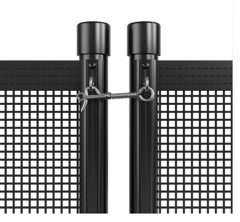 Set of 2 - 12'L x 4'H each, Pool Fence for Inground Pools (2 Boxes) - Customer Return
