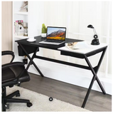 Writing Study Computer Desk with Drawer and Storage Bag