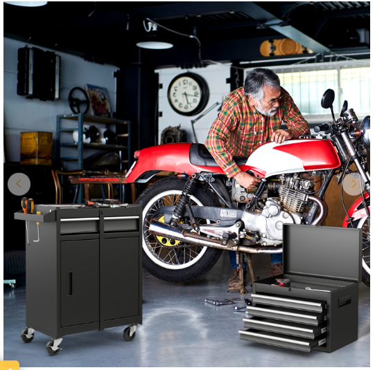 SPECIAL -40``tall, 2-in-1 Rolling Tool Chest with 5 Sliding Lockable Drawers
