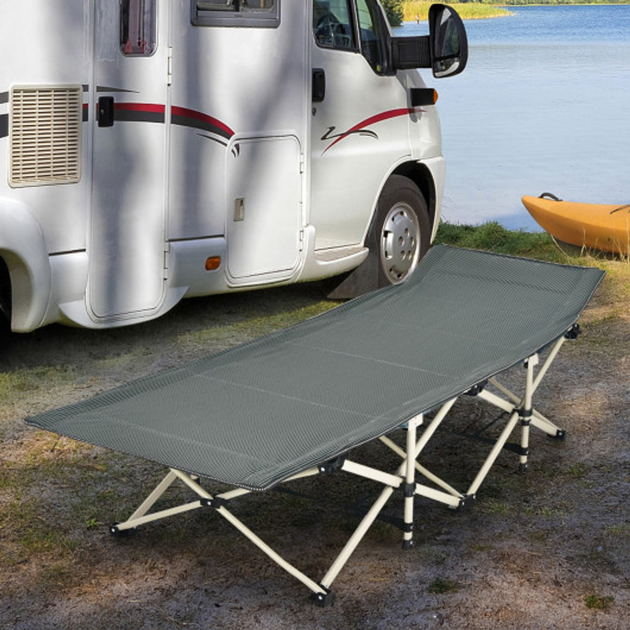 Foldable Camping Cot With Carry Bag