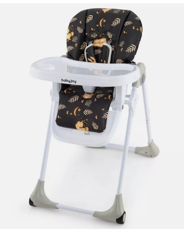 3-In-1 Convertible Baby High Chair for Toddlers, Deep Brown