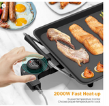 35 Inch Electric Griddle with Adjustable Temperature - ES10267BK