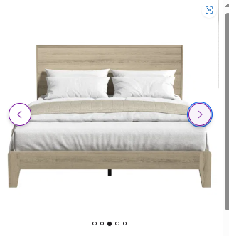 SPECIAL - Queen Size Allyannah Platform Bed With Headboard