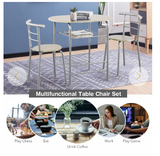 3-Piece Space-Saving Bistro Set for Kitchen and Apartment - Scratch and Dent