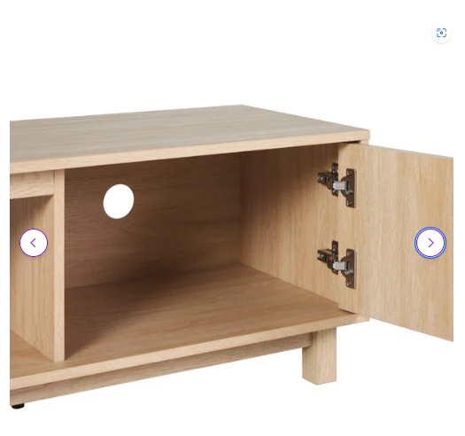 Farmann Reeded 2-Door TV Stand - Fully Assembled