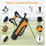 Golf Club Set for Children Age 11-13 - Color:Orange