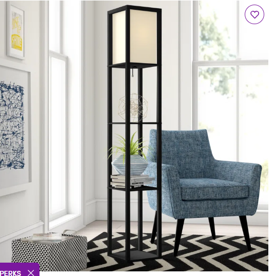 Amandev 62.5'' Column Floor Lamp