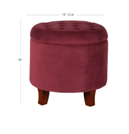 Paymar Velvet Ottoman