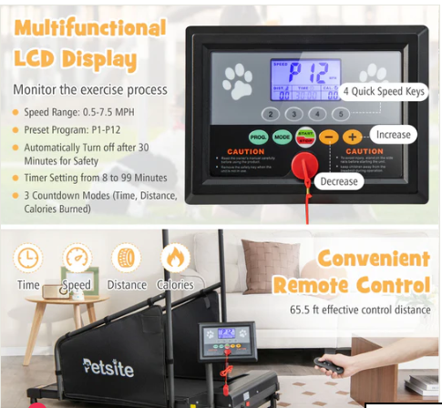 Special - Pet Exercise Equipment with Remote Control - [Shipping Damage]