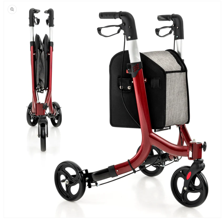 No Tax,  SPECIAL, 3-Wheel Rolling Walker with Adjustable Handle