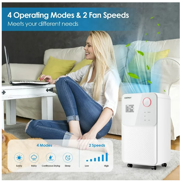 special, 32 Pints 2000 Sq. Ft Dehumidifier for Home and Basements with 3-Color Digital Display