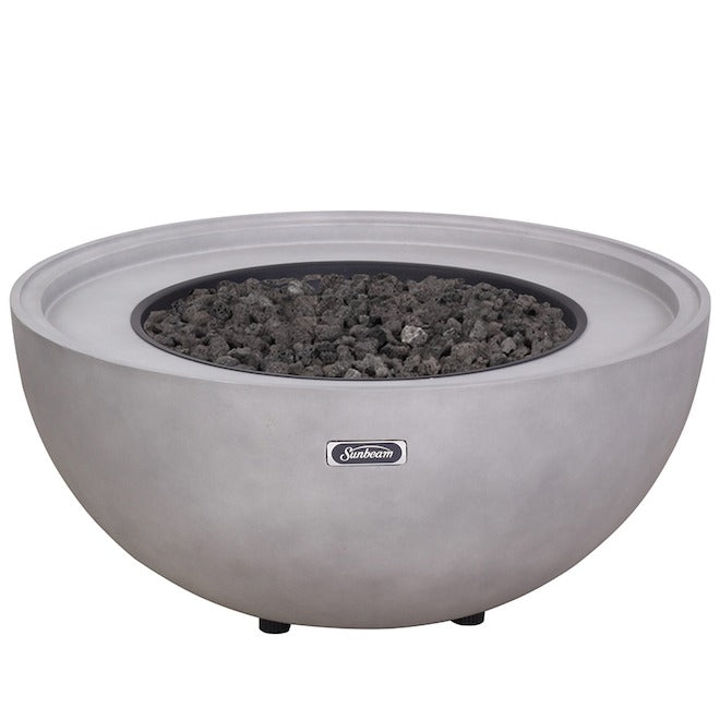 Sunbeam Outdoor Fire Pit with cover - Concrete ,  Scratch $ Dent Discount