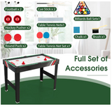 4-in-1 Multi Game Table, 49 Inch Combination Game Tables with Adult Size Foosball Table, 1 box (Copy)