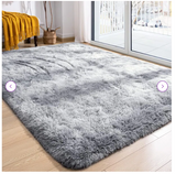 9' x 12'. Rectangle Antonije Machine Made Shag Polyester Area Rug in Grey